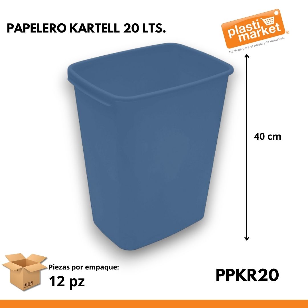 PAPELERO KARTELL 20 LTS.