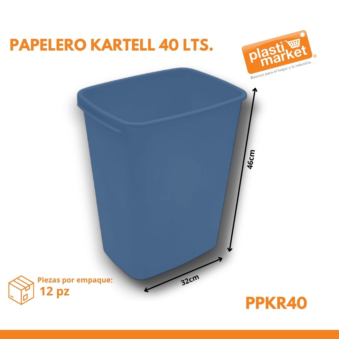 PAPELERO KARTELL 40 LTS.