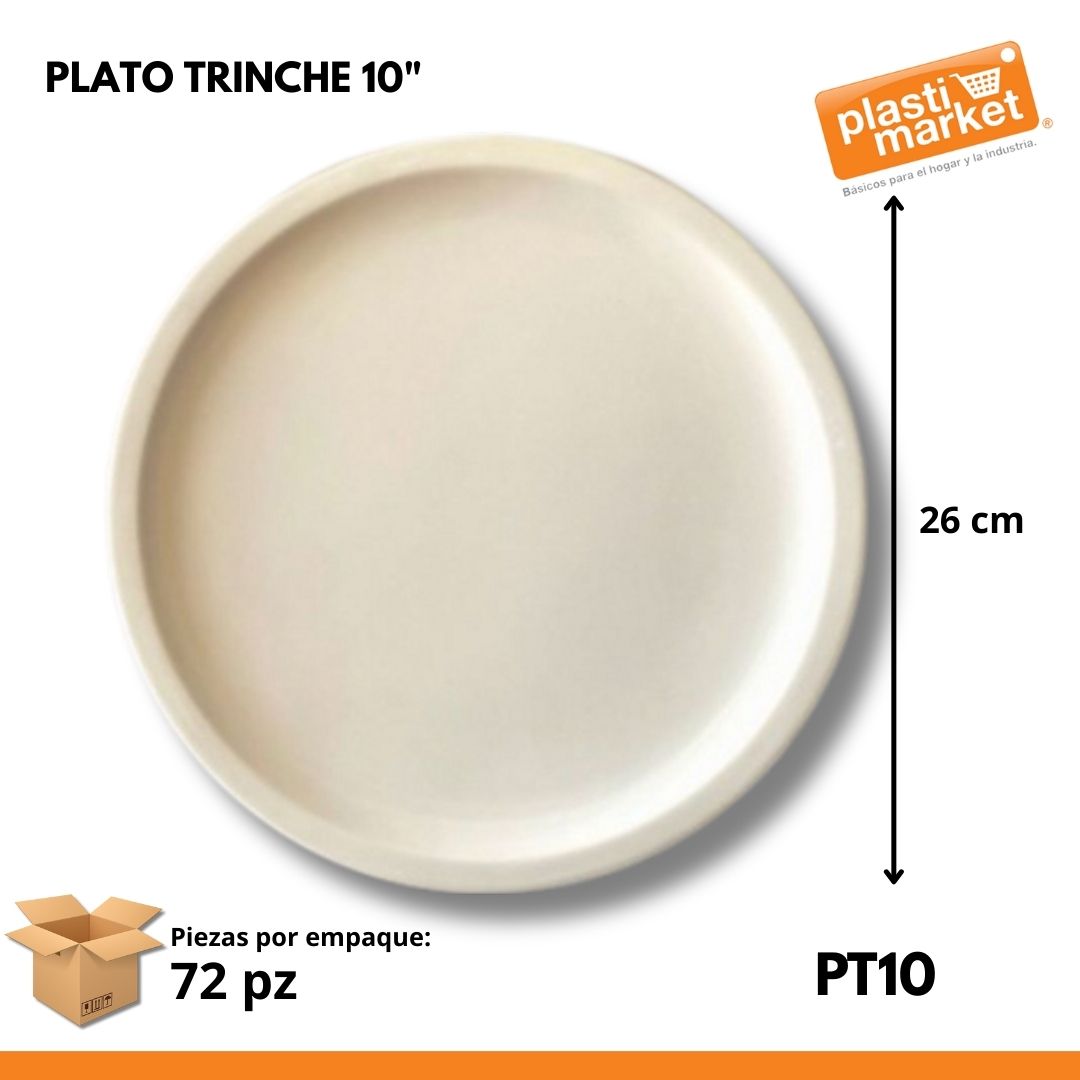 PT10 PLATO TRINCHE 10"