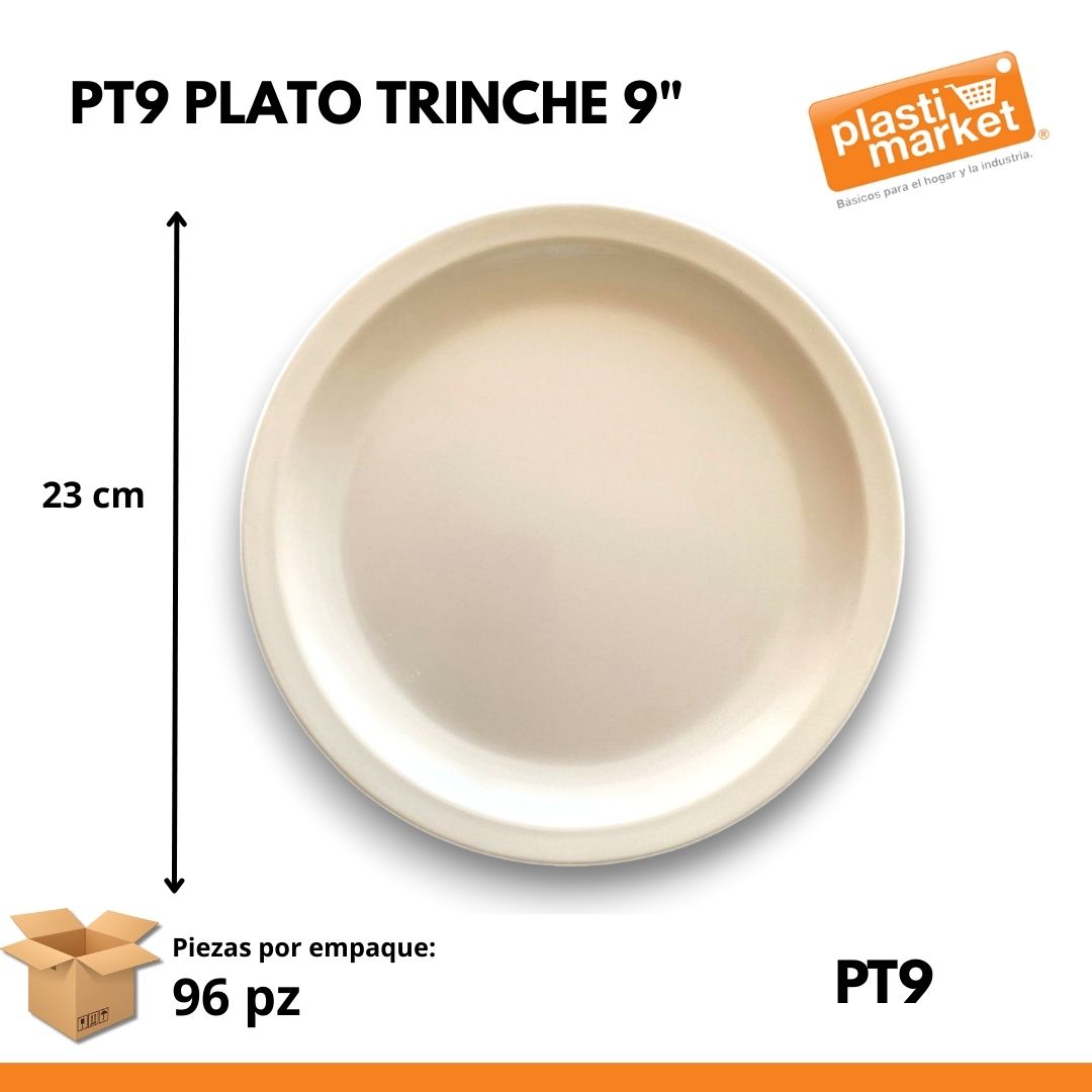 PT9 PLATO TRINCHE 9"