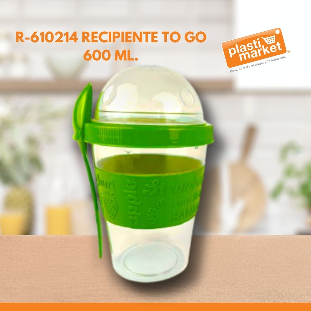 R-610214 RECIPIENTE TO GO 600 ML.
