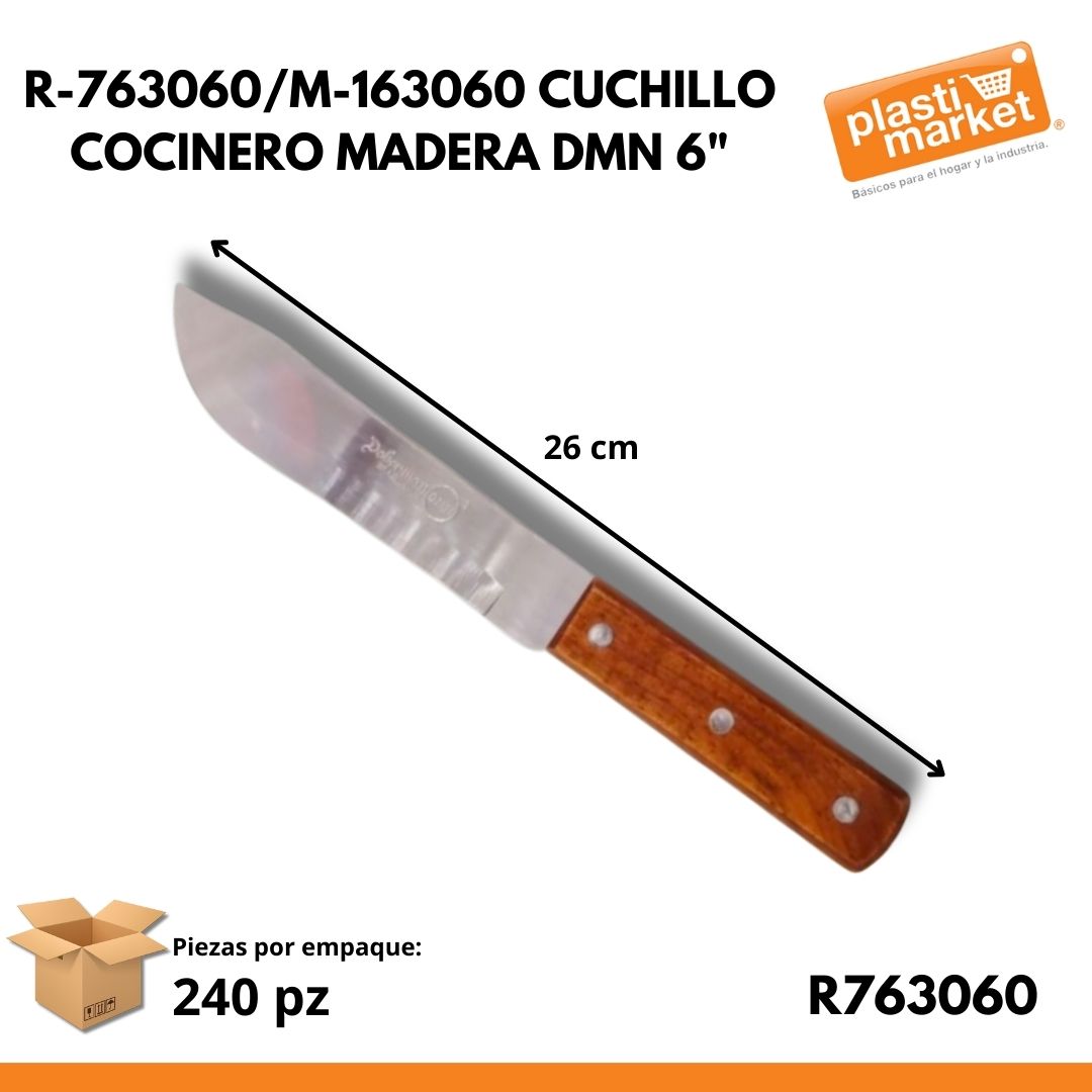 R-763060 CUCHILLO COCINERO MADERA DMN 6"