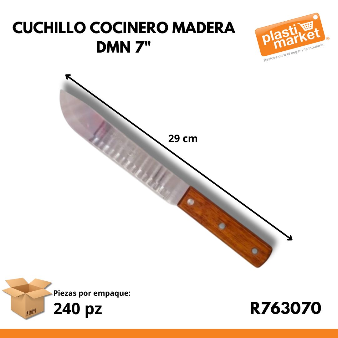 R-763070 CUCHILLO COCINERO MADERA DMN 7"
