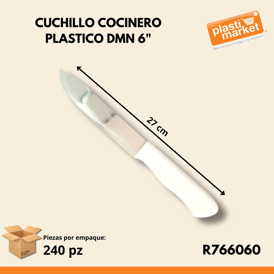 R-766060 CUCHILLO COCINERO PLASTICO DMN 6"