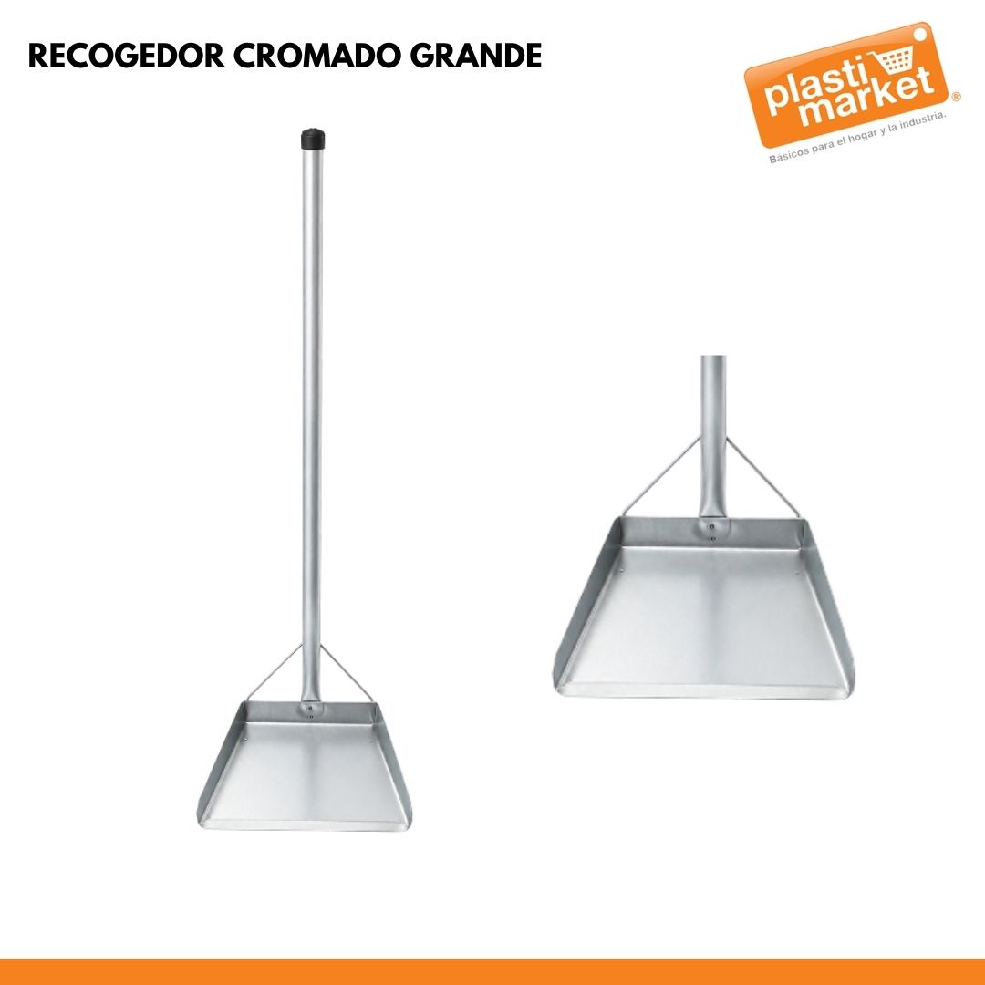 RECOGEDOR CROMADO GRANDE