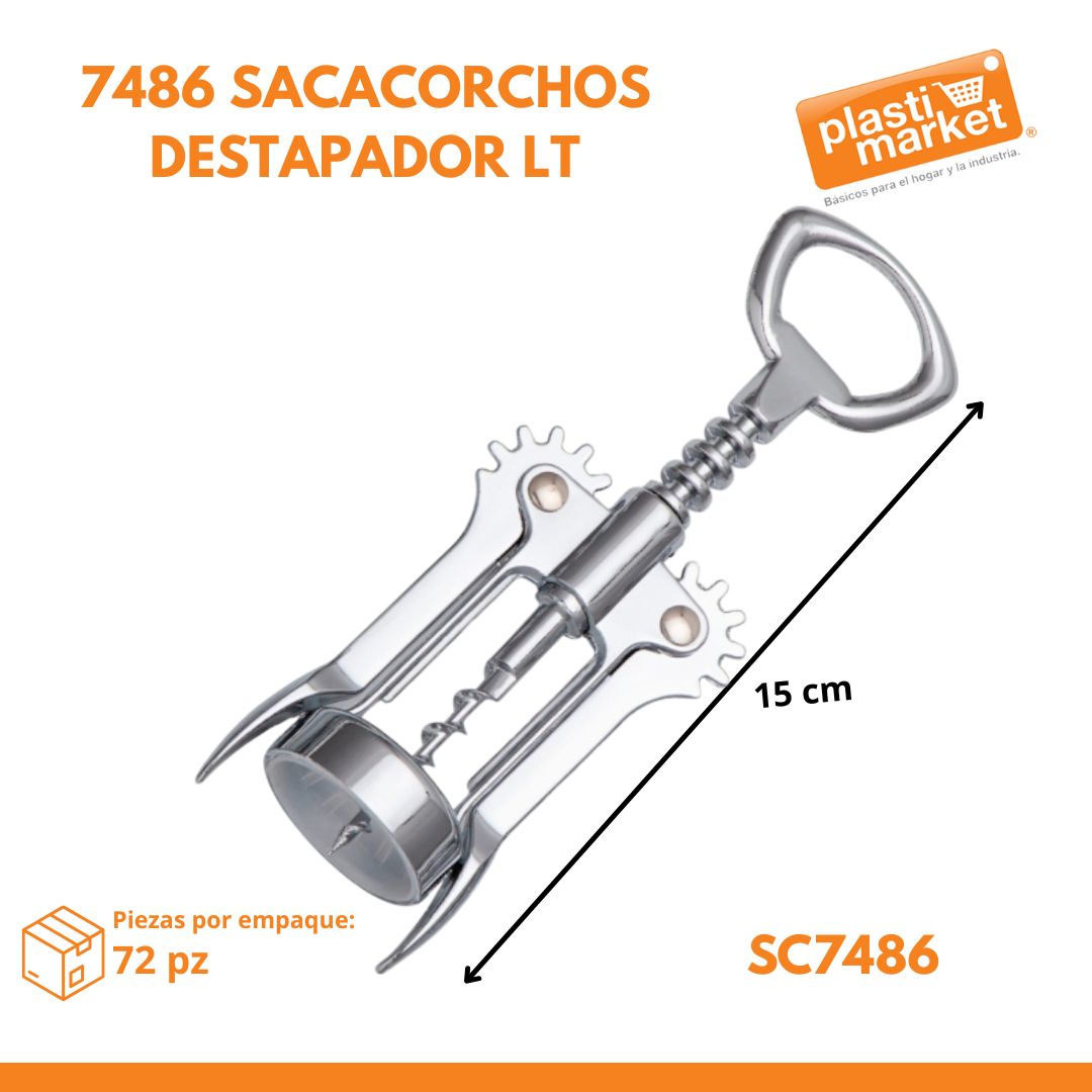 7486 SACACORCHOS DESTAPADOR LT