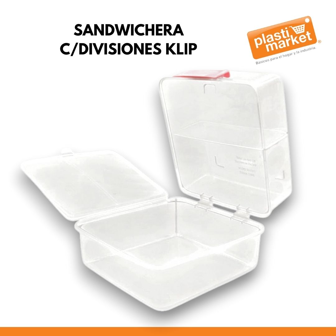 SANDWICHERA C/DIVISIONES KLIP