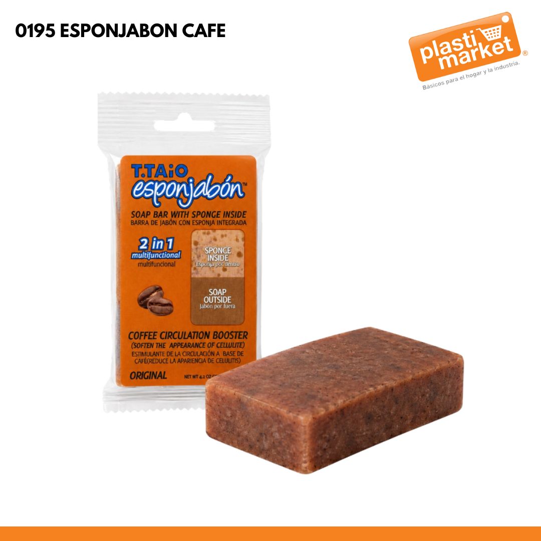 0195 ESPONJABON CAFE