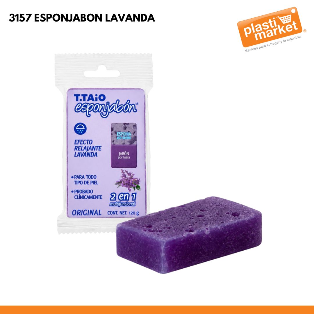 3157 ESPONJABON LAVANDA