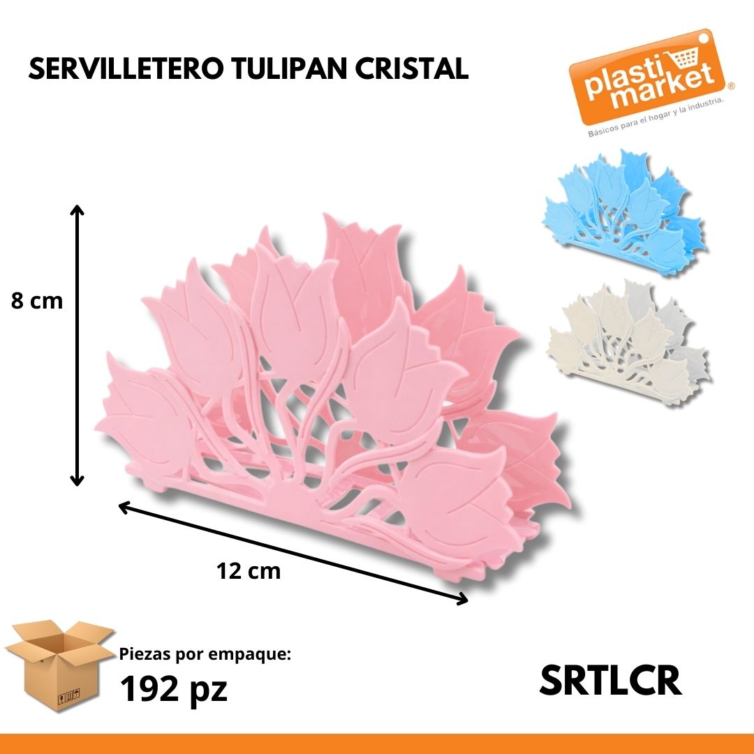 SERVILLETERO TULIPAN CRISTAL