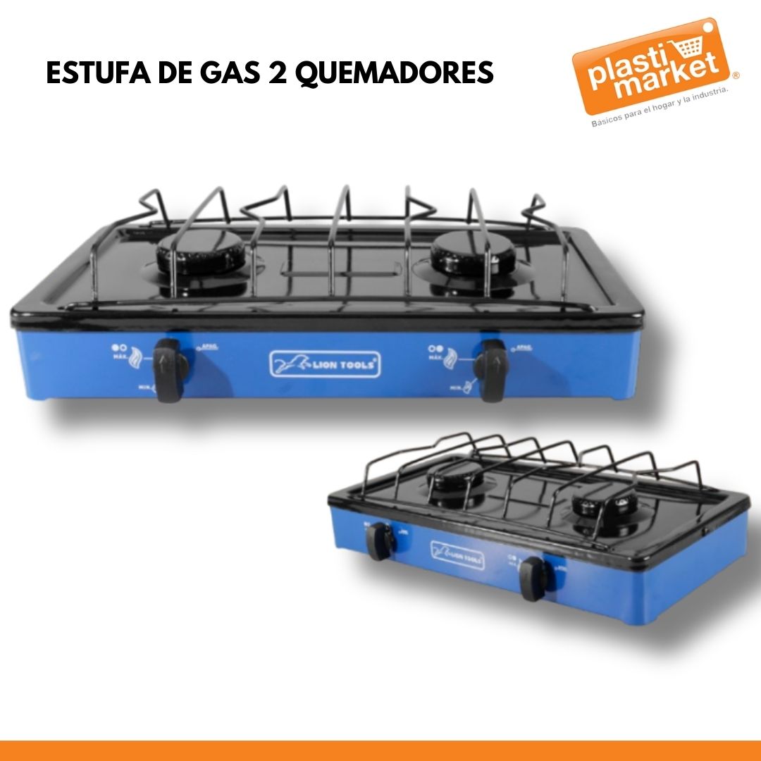 0427 ESTUFA DE GAS 2 QUEMADORES