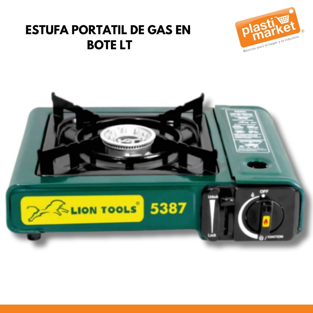 5387 ESTUFA PORTATIL DE GAS EN BOTE LT
