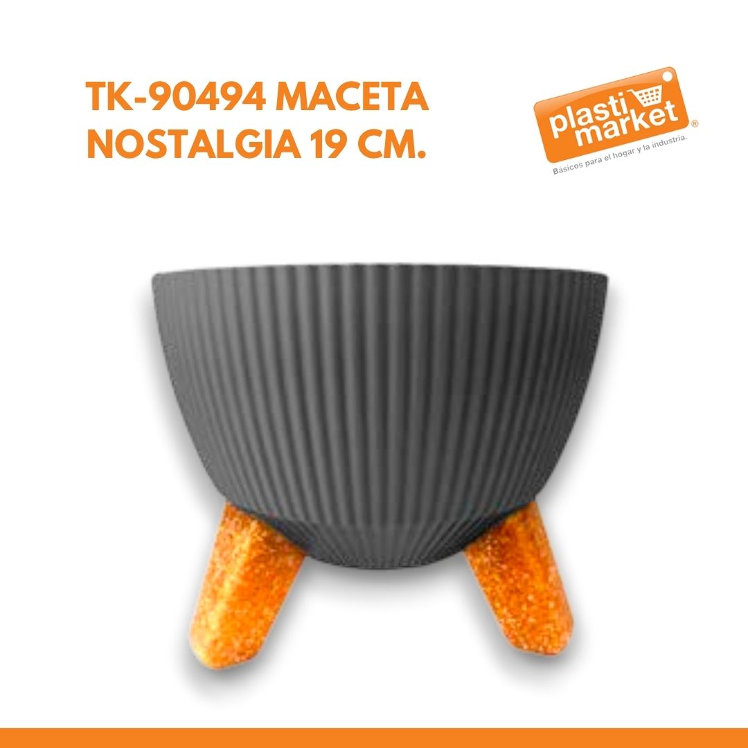 TK-90494 MACETA NOSTALGIA 19 CM.