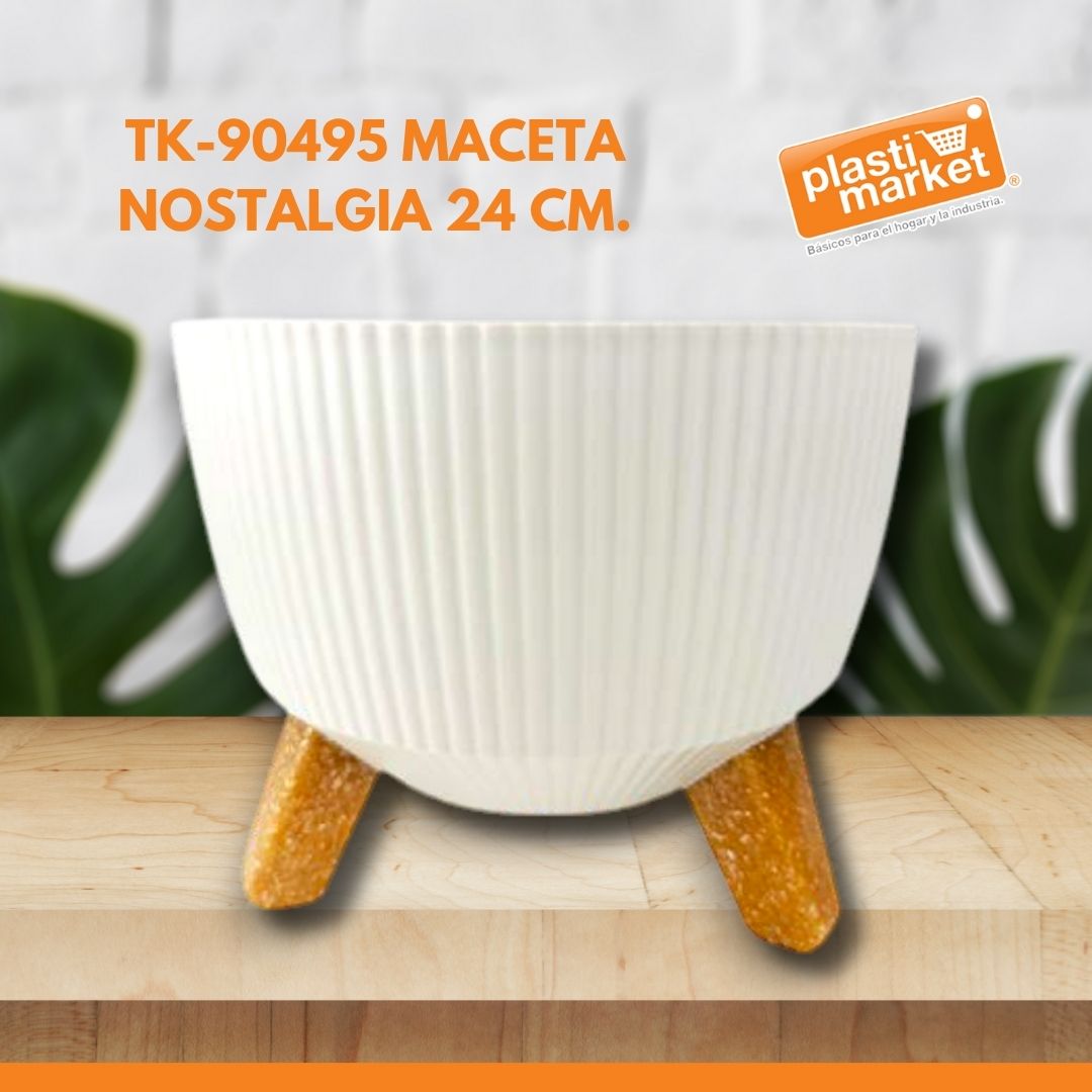 TK-90495 MACETA NOSTALGIA 24 CM.
