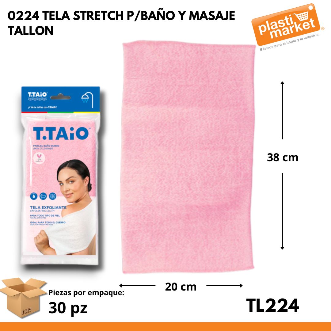 0224 TELA STRETCH P/BAÑO Y MASAJE TALLON
