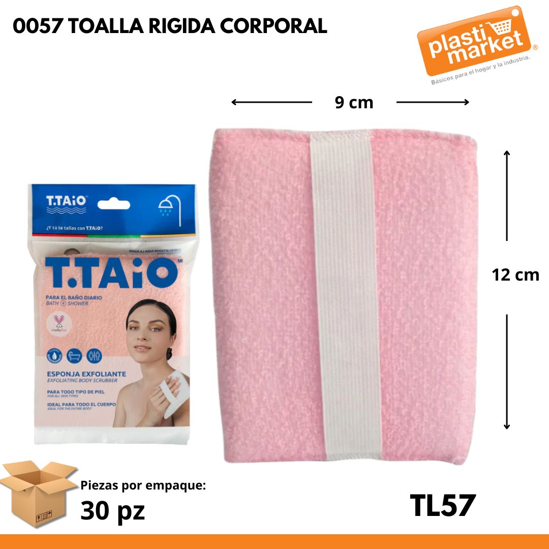 0057 TOALLA RIGIDA CORPORAL