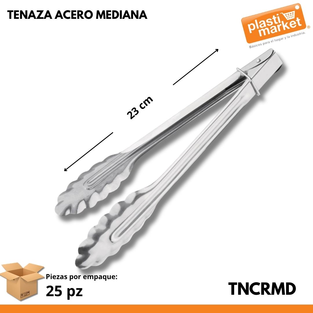 TENAZA ACERO MEDIANA