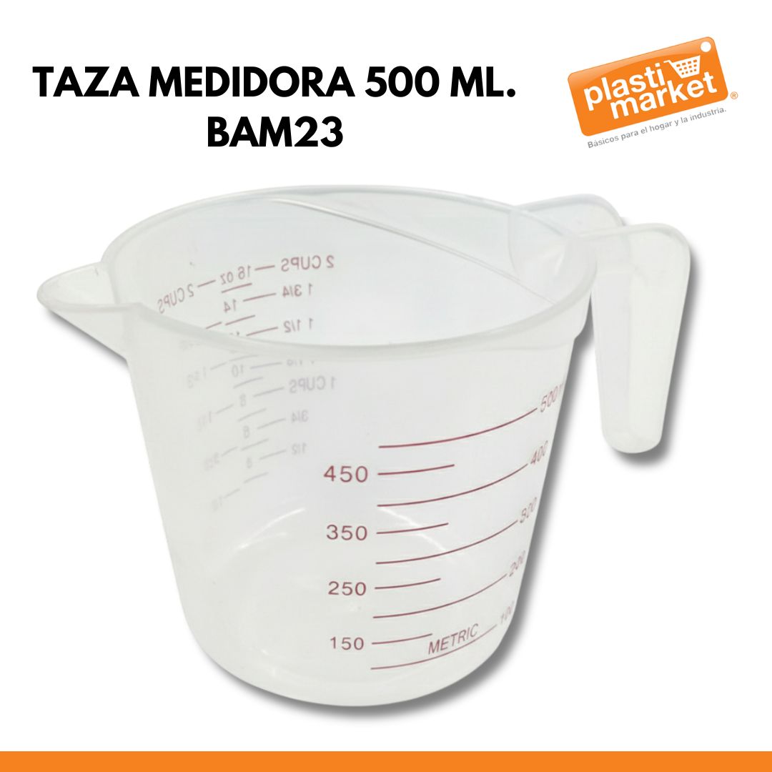 TAZA MEDIDORA 500 ML. BAM23