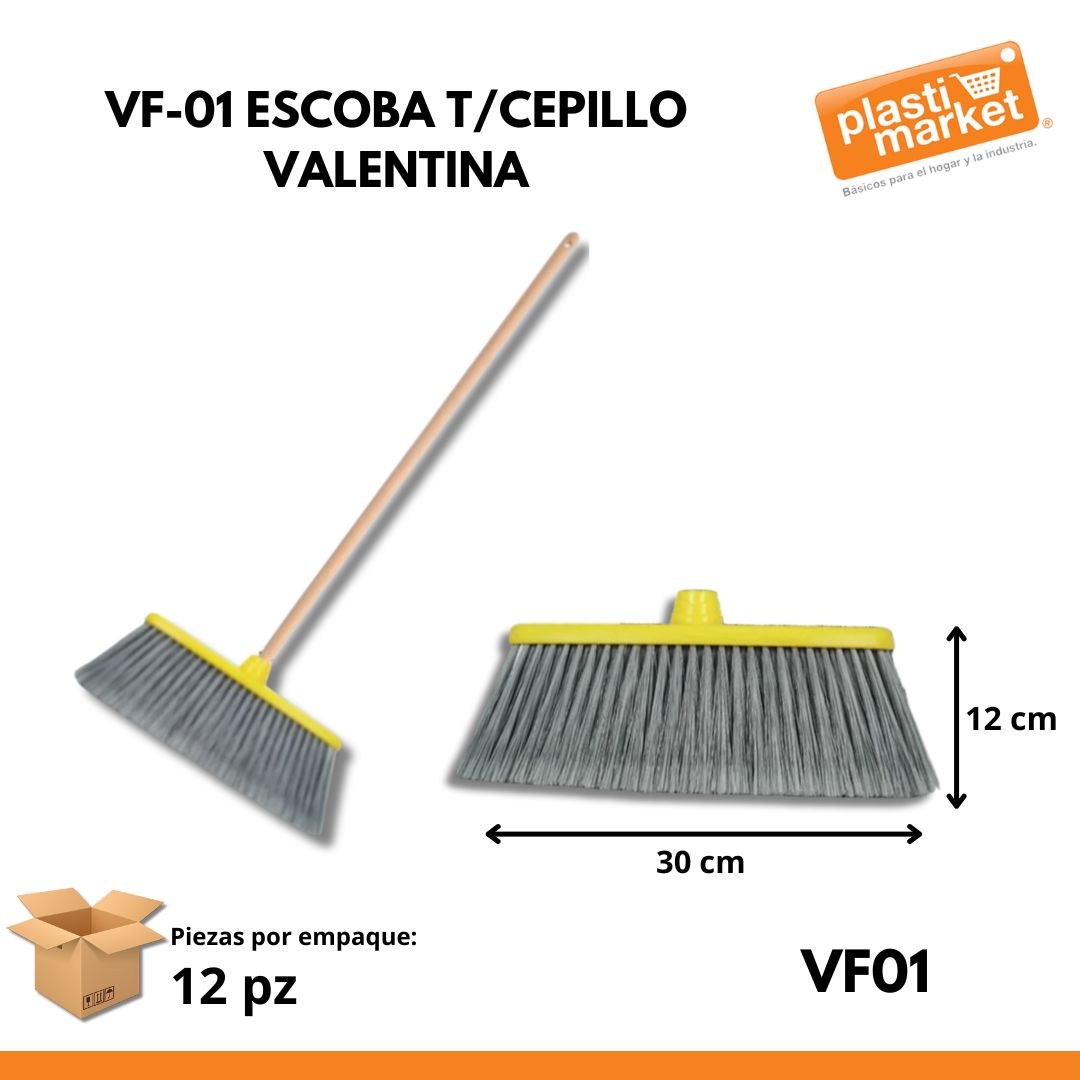 VF-01 ESCOBA T/CEPILLO VALENTINA
