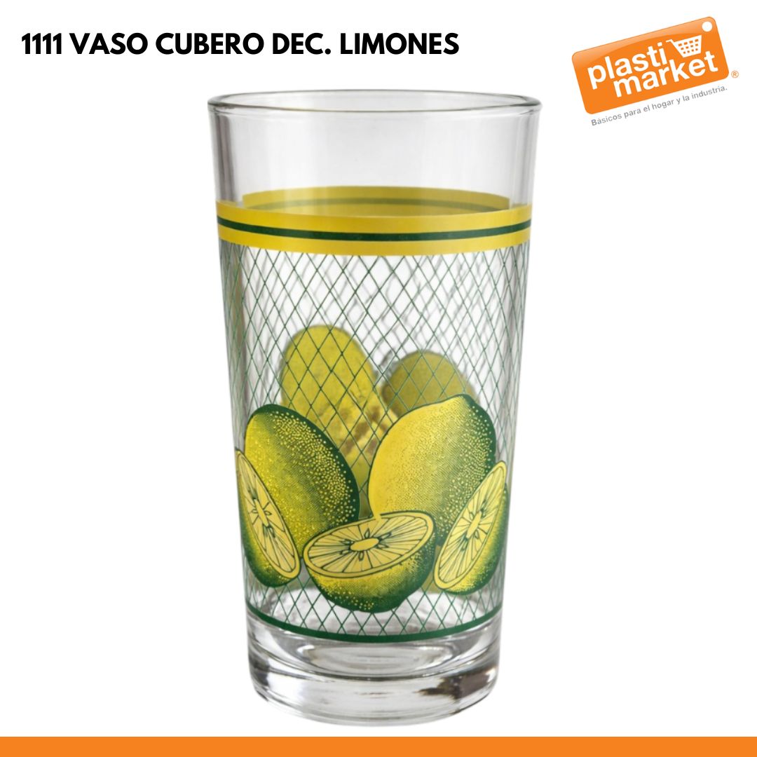 1111 VASO CUBERO DEC. LIMONES