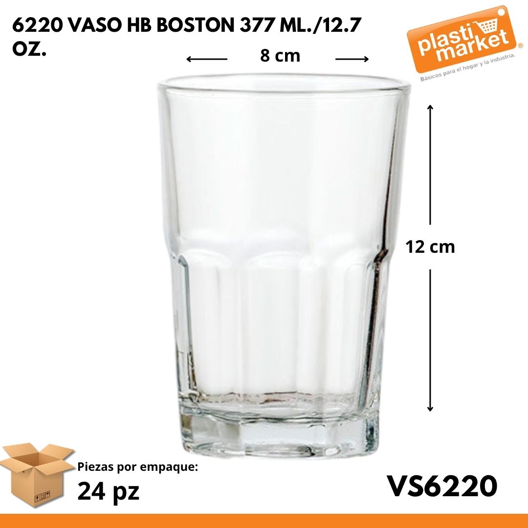 6220 VASO HB BOSTON 377 ML./12.7 OZ.