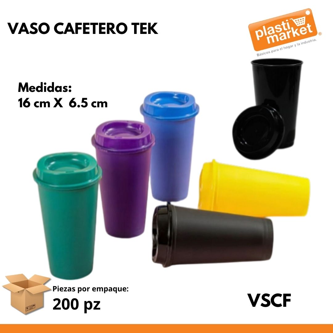 VASO CAFETERO PLASTICO