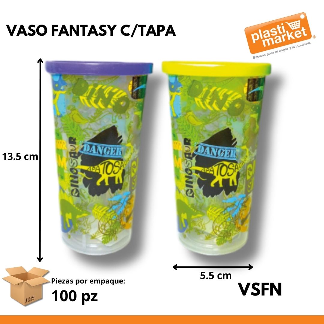 VASO FANTASY C/TAPA