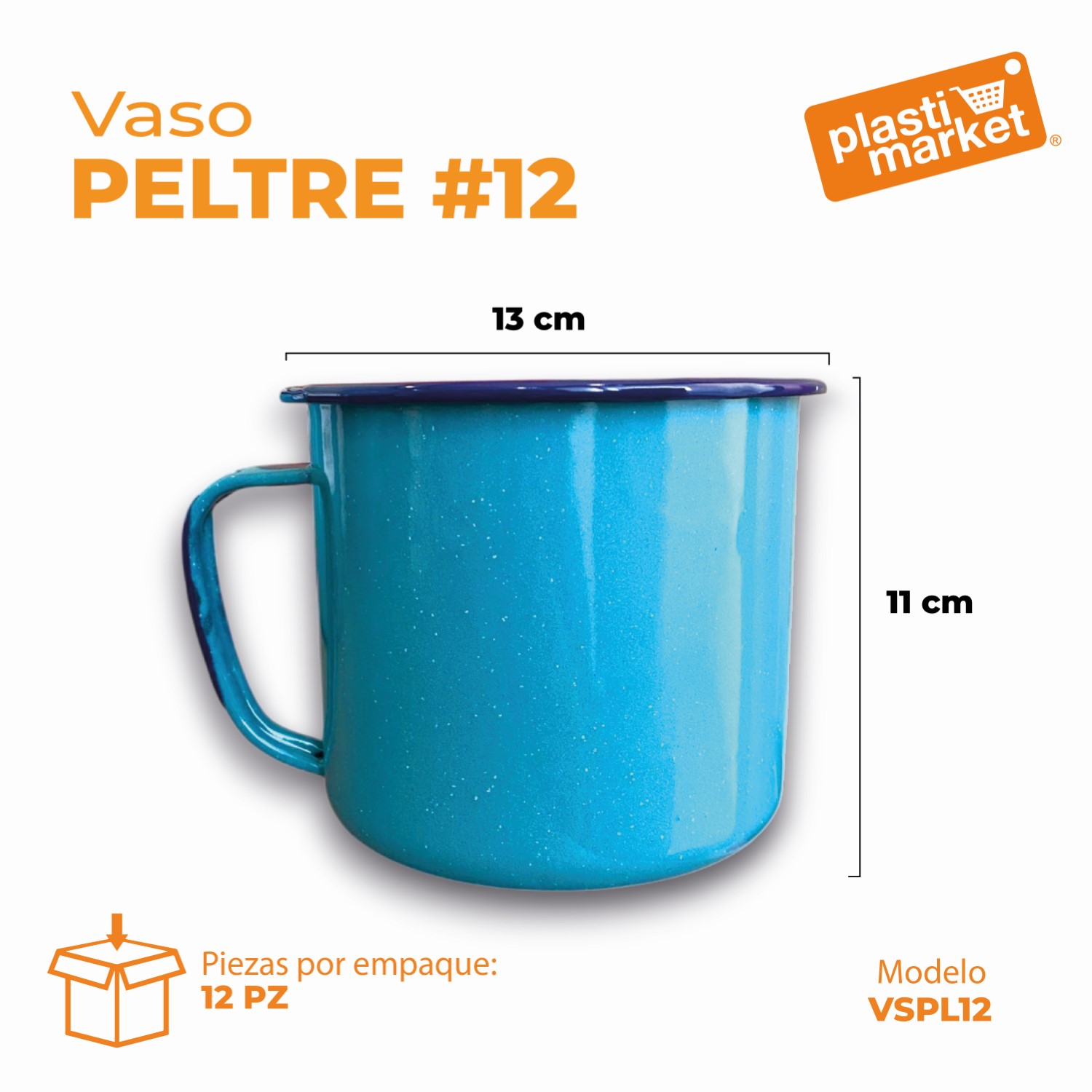 VASO PELTRE #12