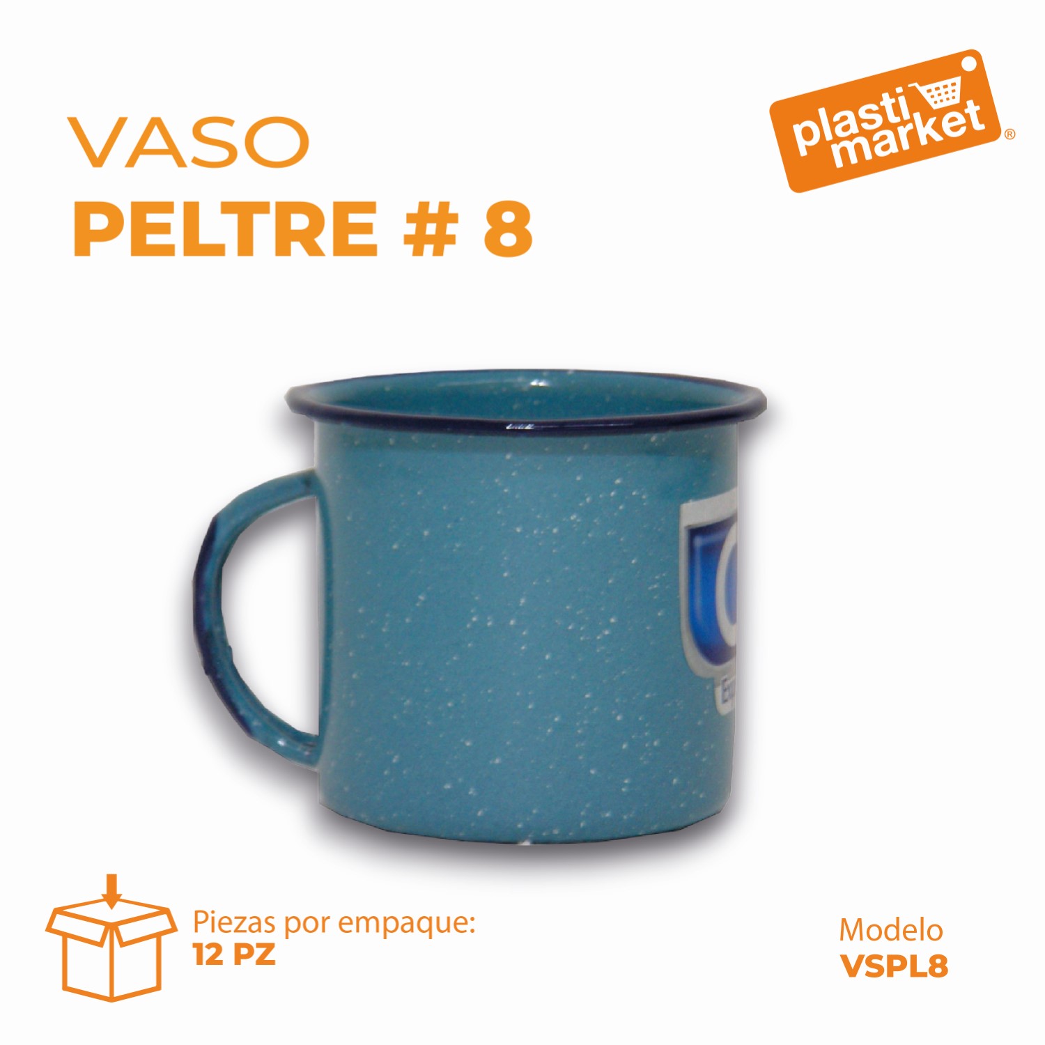 VASO PELTRE # 8