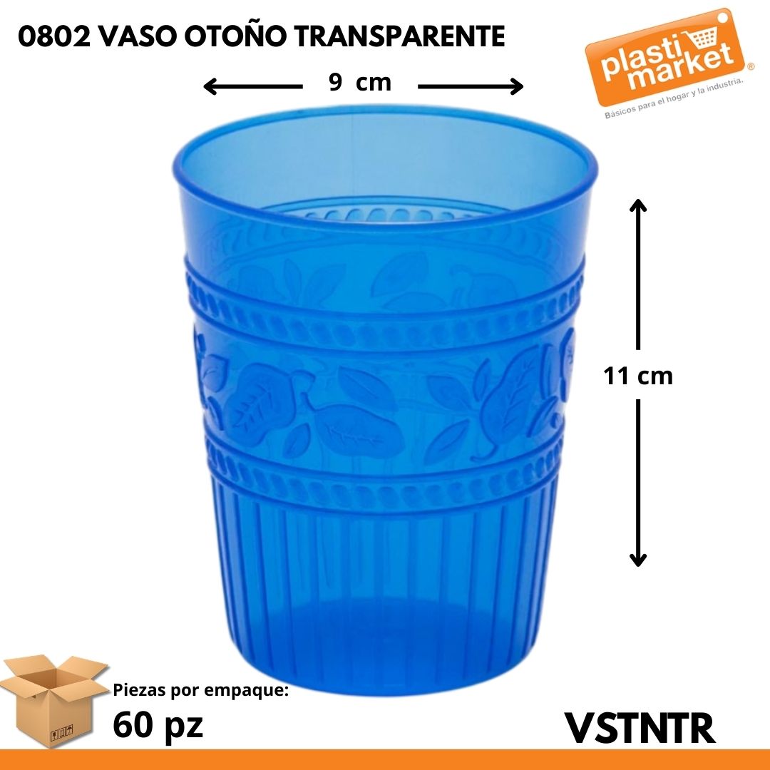 0802 VASO OTOÑO TRANSPARENTE