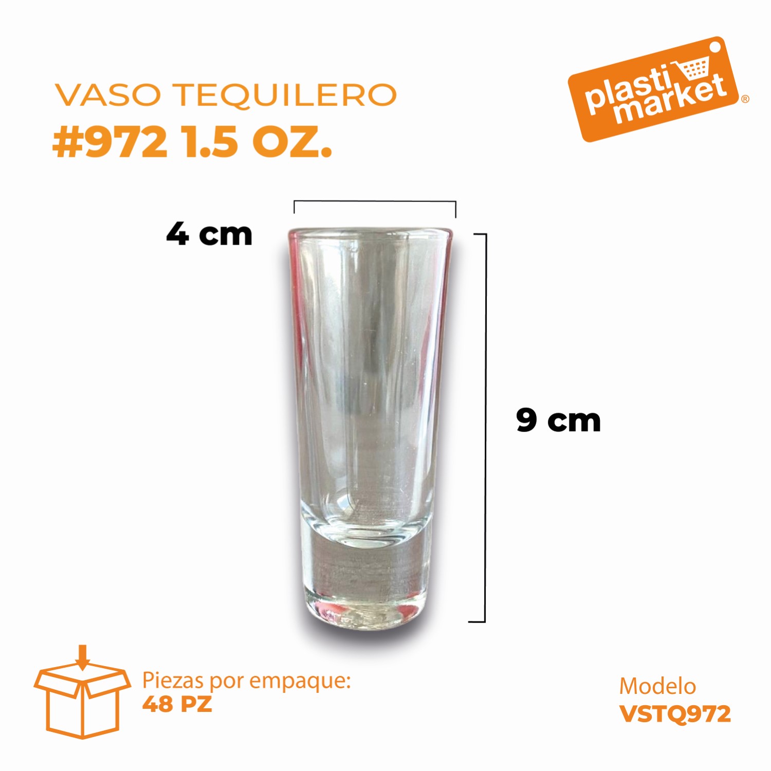 VASO TEQUILERO #972 1.5 OZ.