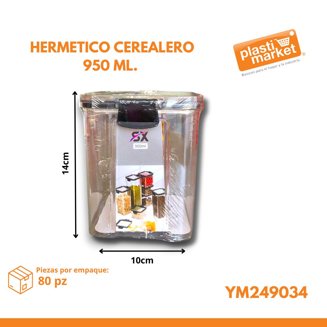 YM249034 HERMETICO CEREALERO 950 ML.