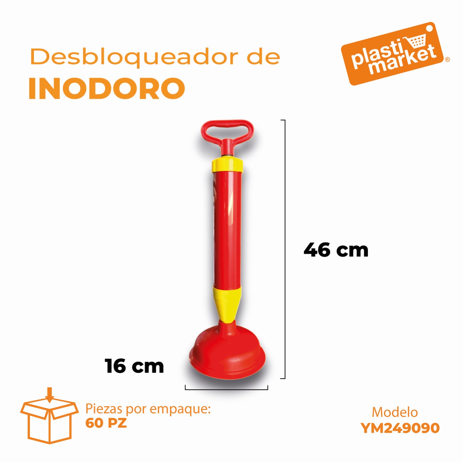 YM249090 DESBLOQUEADOR DE INODORO "OFERTA"