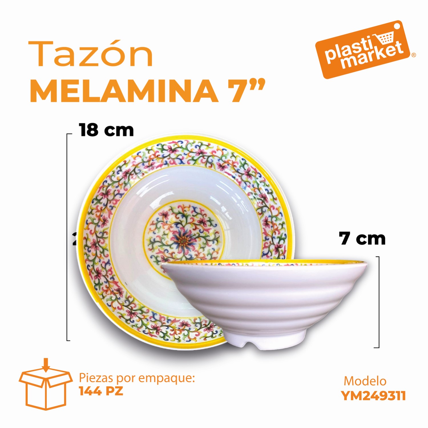 YM249311 TAZON MELAMINA 7"