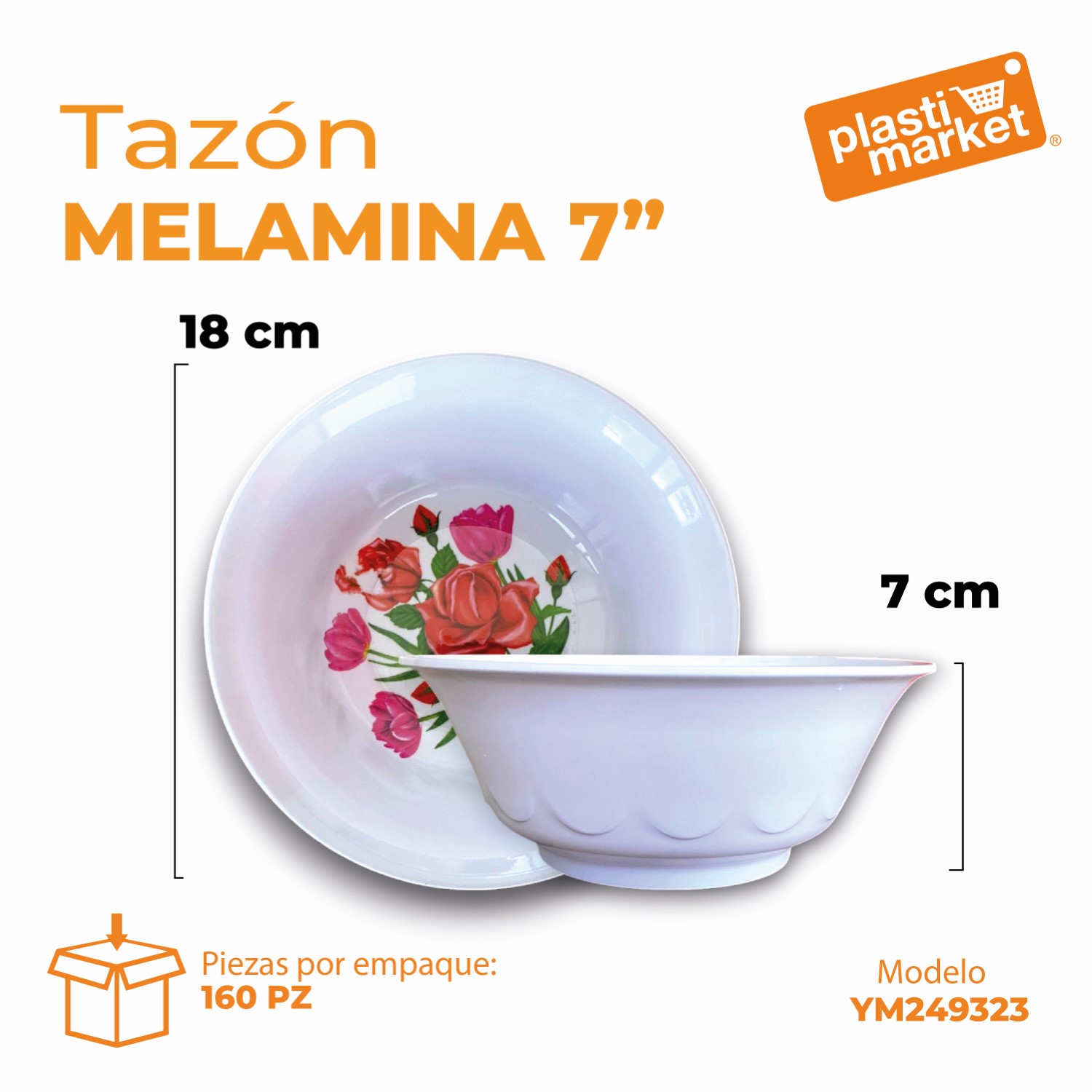 YM249323 TAZON MELAMINA 7"
