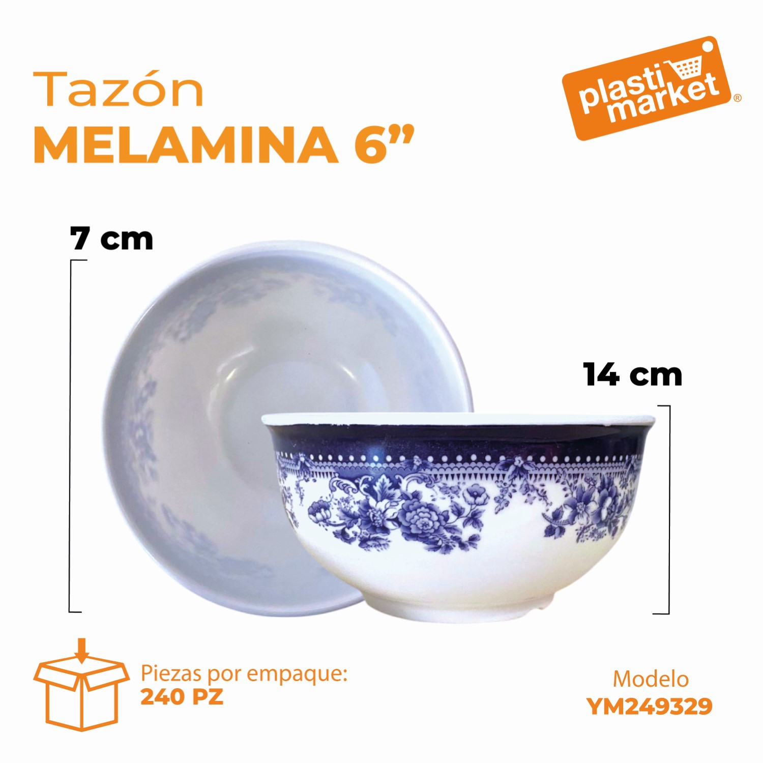 YM249329 TAZON MELAMINA 6"