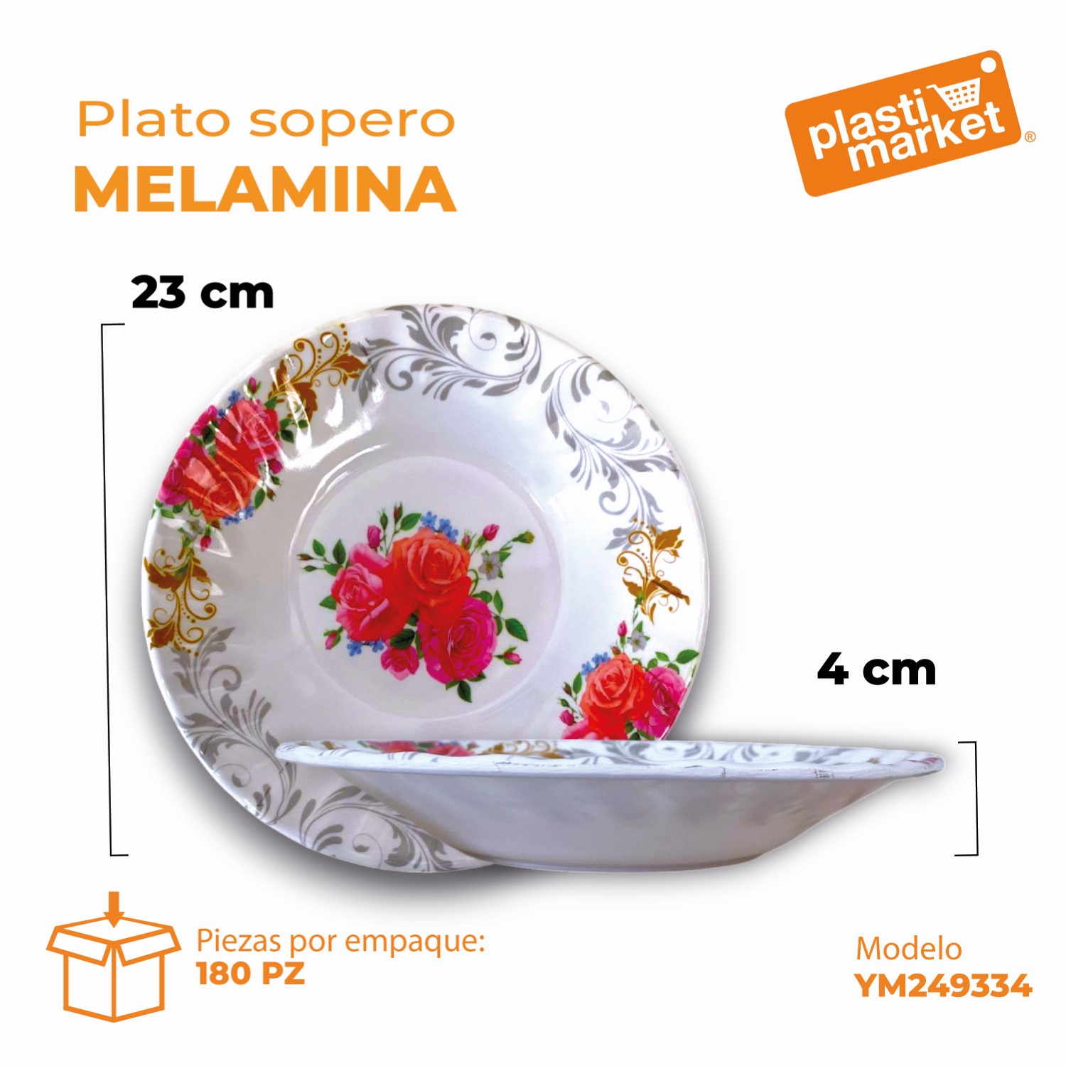 YM249334 PLATO SOPERO MELAMINA (DS9)