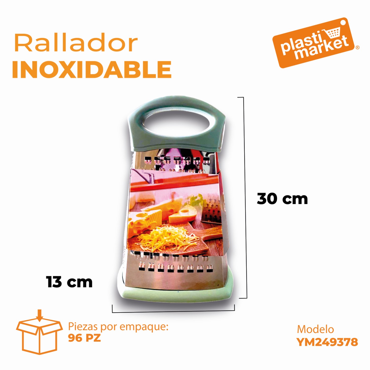 YM249378 RALLADOR INOXIDABLE