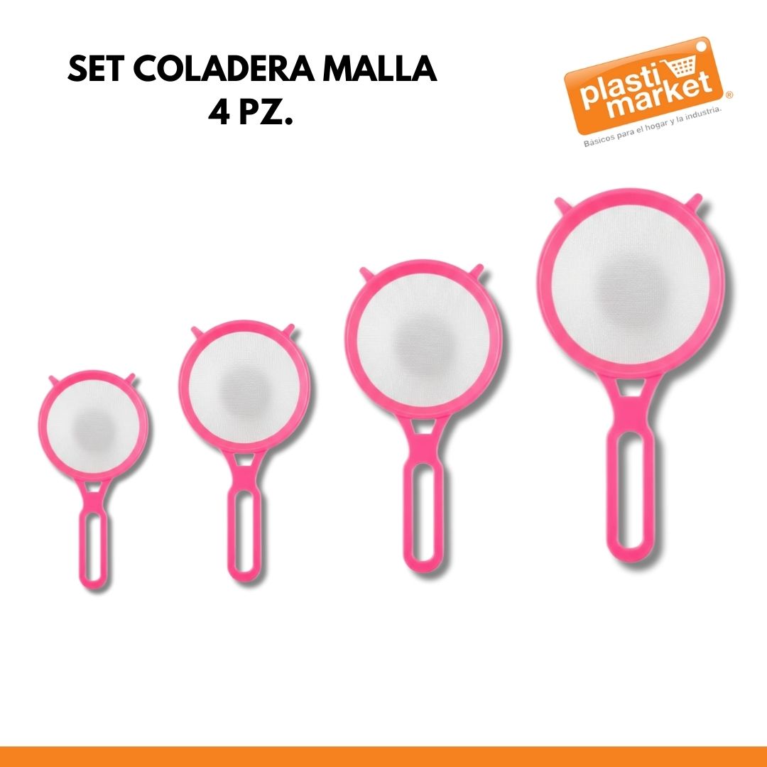 YM249391 SET COLADERA MALLA 4 PZ.