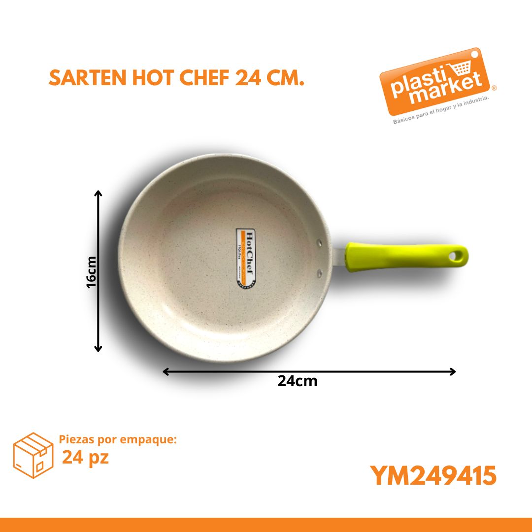 YM249415 SARTEN HOT CHEF 24 CM.