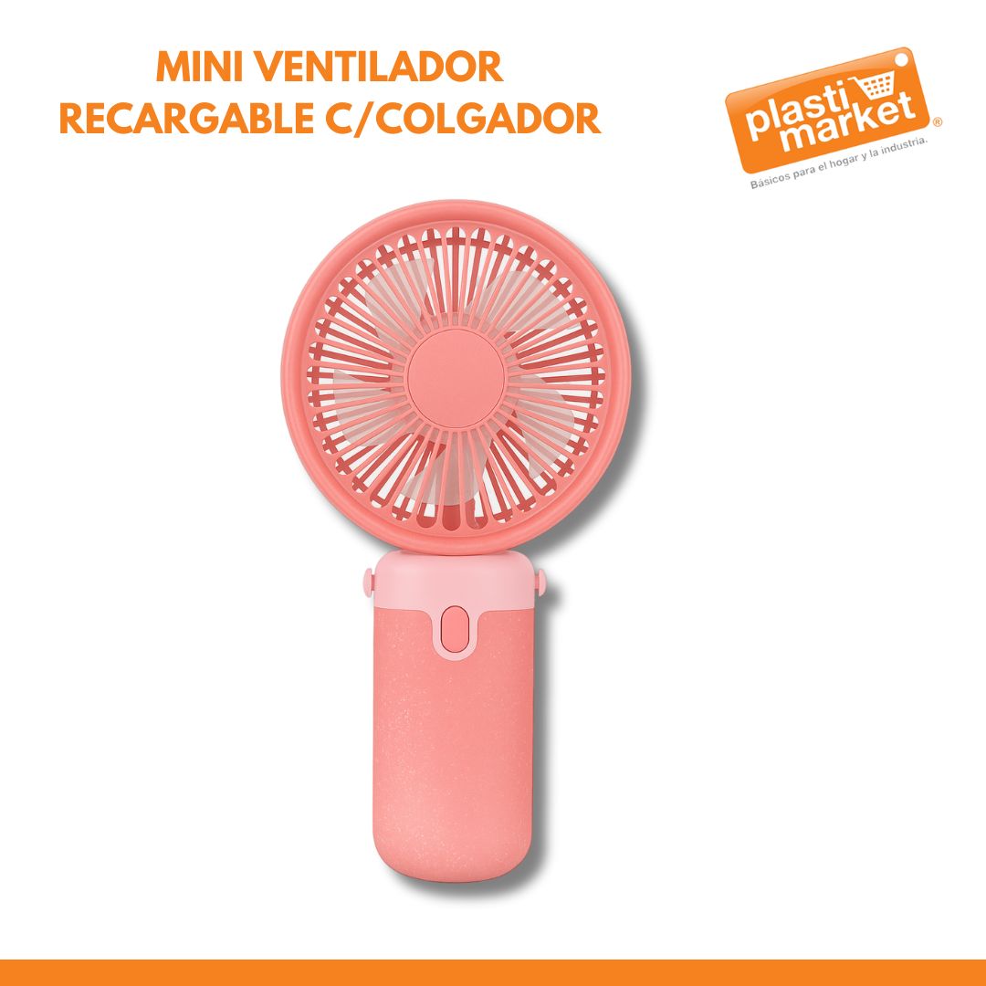 YYUA255528 MINI VENTILADOR RECARGABLE C/COLGADOR